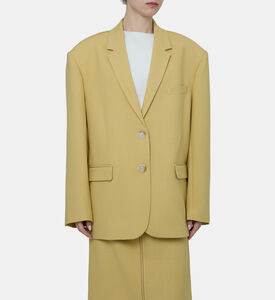 Alison Oversized Contrasted-detail Blazer