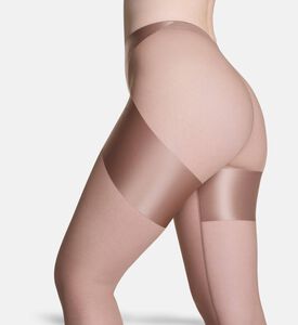 Spanx Shape Satin, Dark-nude, Xs, Model View