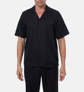 Les Deux Liam Jacquard Short-sleeve Shirt, Model View