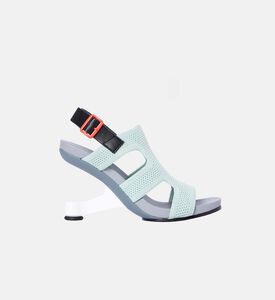 Open-toe Sculptural Heel Sandal