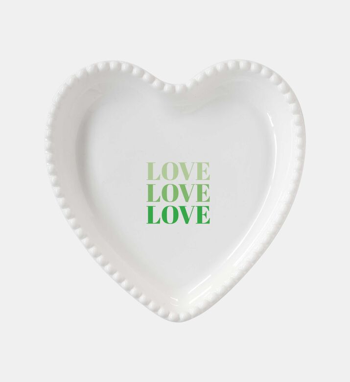 Porcelain Heart-shape Plate