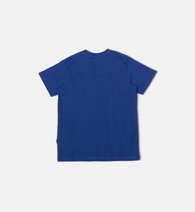 Molo Roxo Smiley Face-print T-shirt, Blue, 2y, Packshot View