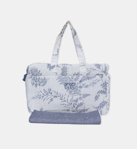 Feuillage Floral-print Changing Bag 38 X33 Cm Feuillage Floral-print Changing Bag 38 X33 Cm