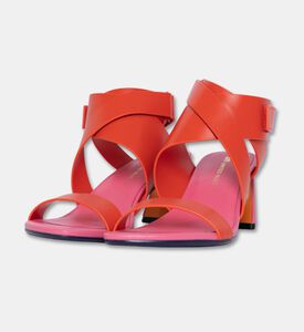 UN United Nude Leather Interwoven Straps Sandals, Red, Eu-41, Packshot View