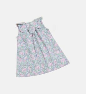 فستان واسع بنقشة أزهار