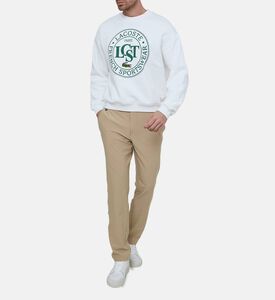 Loose-fit Printed Fleece Sweatshirt