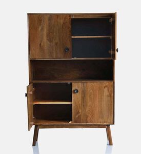 خزانة برونزويك خشب بـ4 أبواب