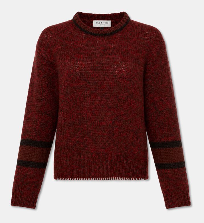 Momoni Marled Crewneck Wool-mohair Sweater, Packshot View
