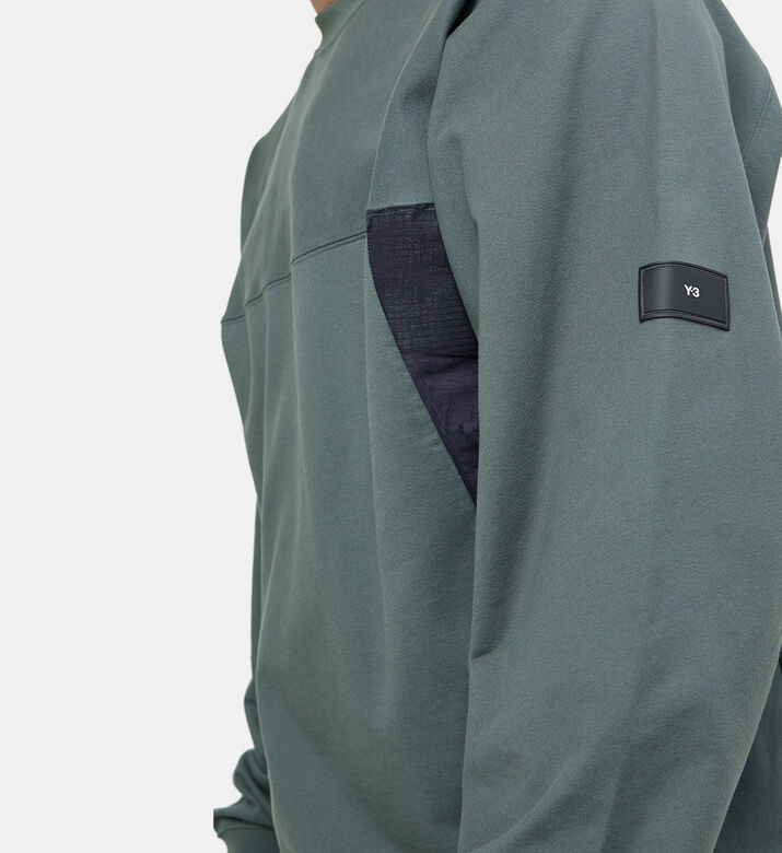 Stretch Terry Crew Sweatshirt