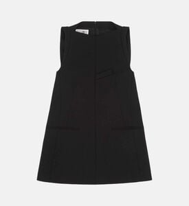 High Neck Structured A-line Dress High Neck Structured A-line Dress