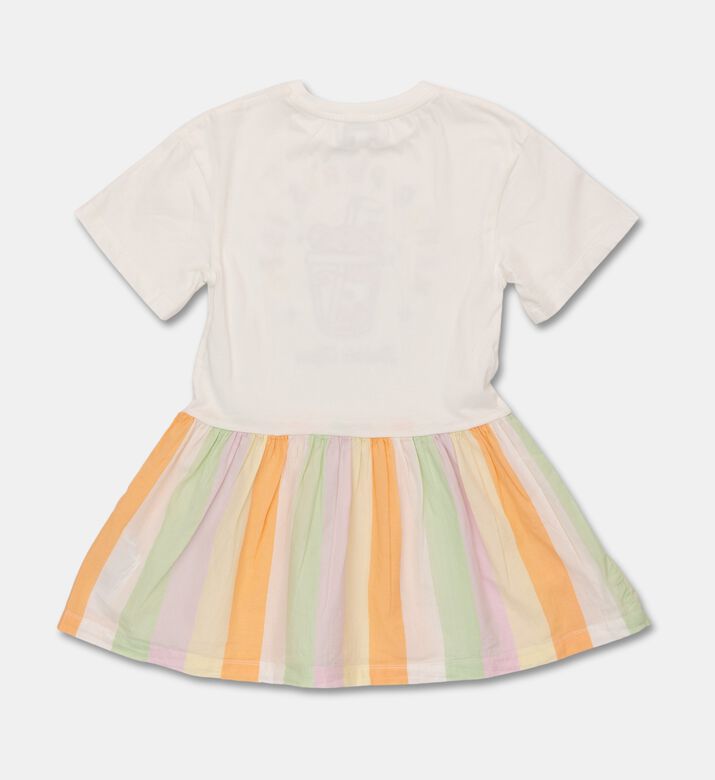 Kenzo Striped Glossy Poplin Dress, Packshot View