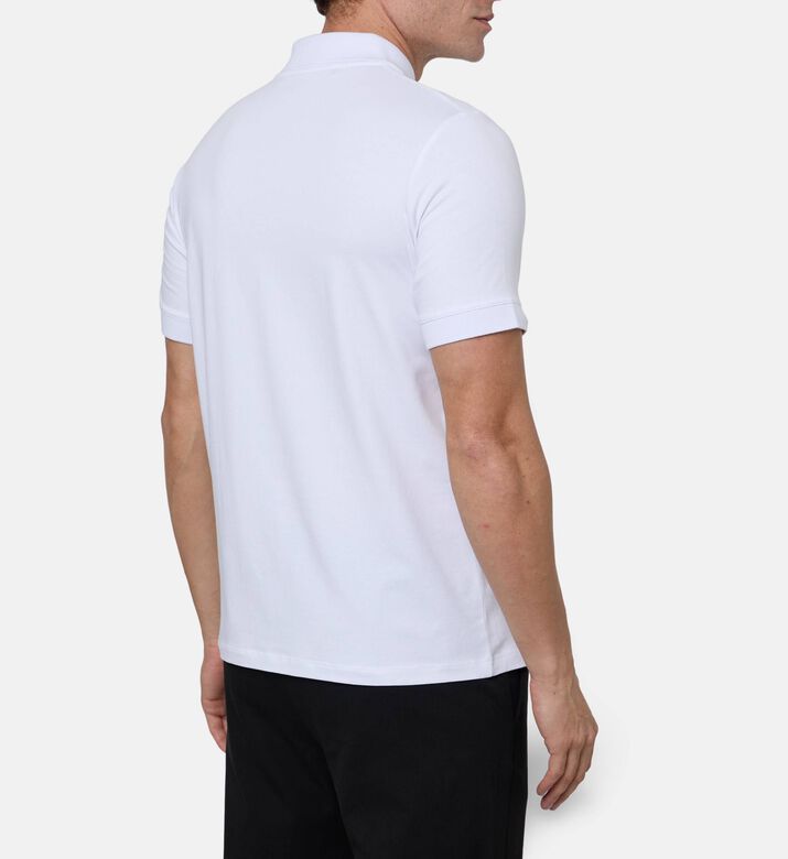 Karl Lagerfeld Pique Cotton Ikon Polo Shirt, Model View