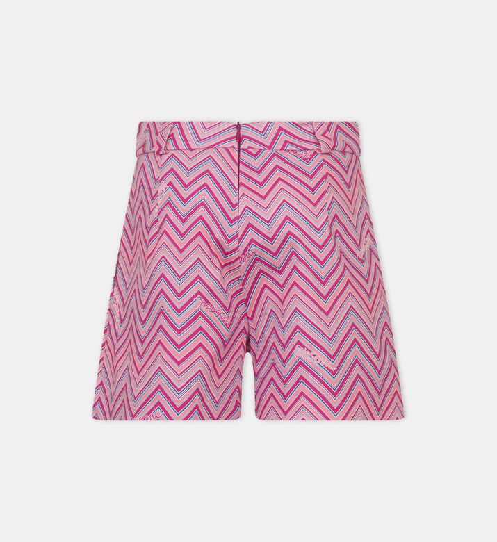 Junior Girl Zigzag Woven Shorts
