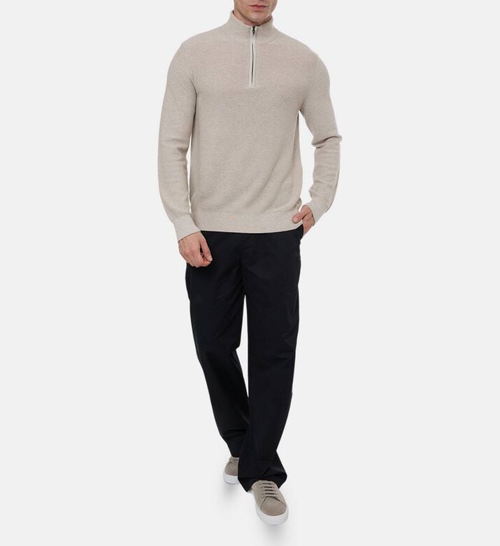 Vince Pull Geo, Khaki, Xl, Model View
