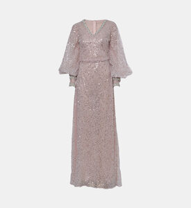 AAVVA All-over Sequins Gown, Pink, M, Packshot View