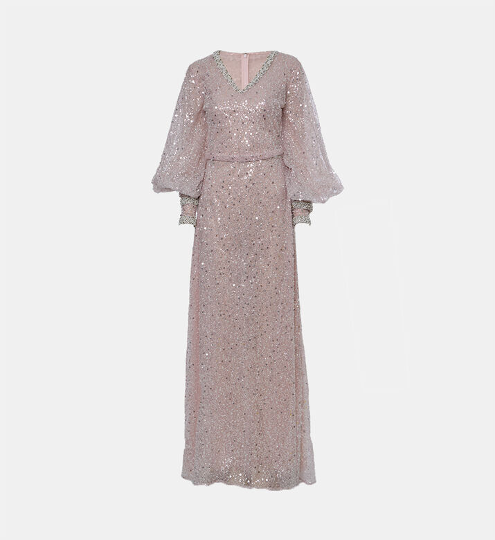 AAVVA All-over Sequins Gown, Pink, M, Packshot View