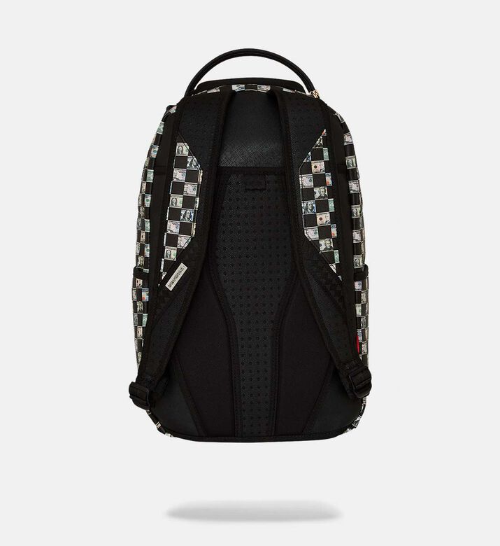 حقيبة ظهر كلاسيكية بنقشة مربعات