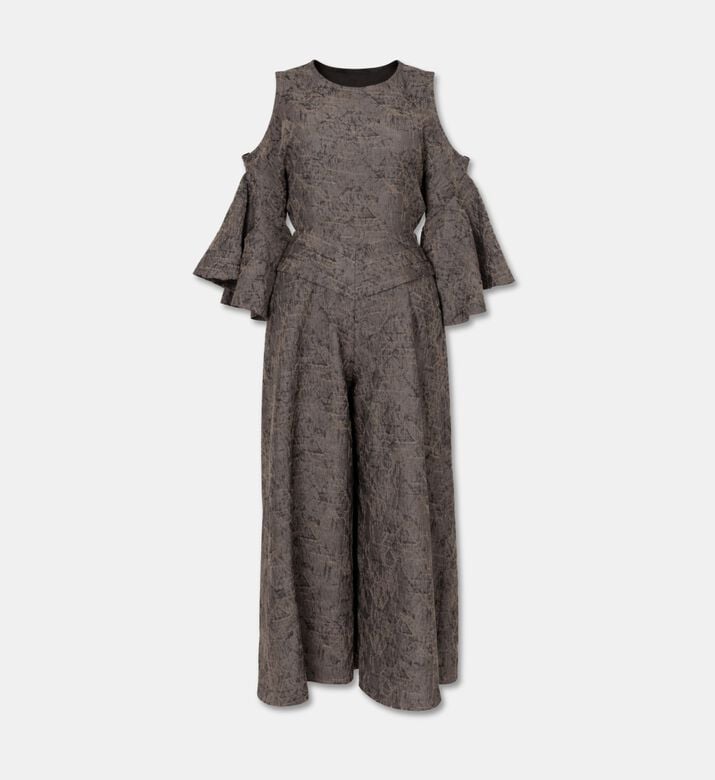 Poca and Poca Cut-out Detail Long-sleeve Jumpsuit, Packshot View