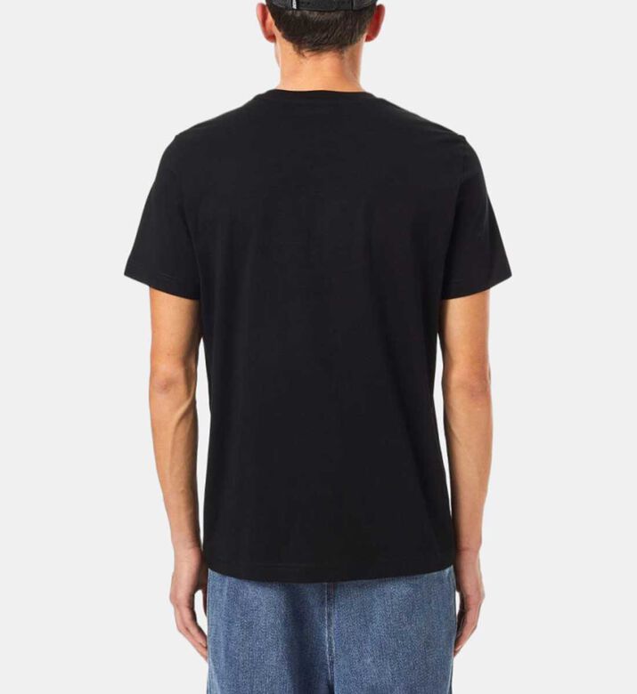 تي شيرت بشعار الصوف بقصة ضيقة