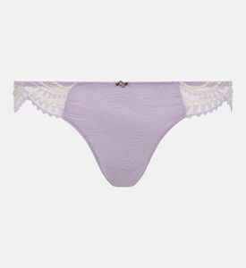 Sheer Floral Lace Panel Brief
