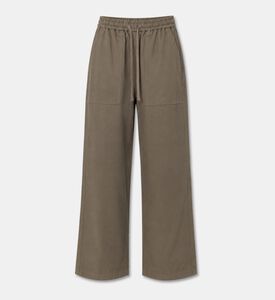 Maison Kitsune Cotton Workwear Trousers, Packshot View