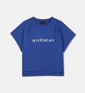 تيشيرت قصير الأكمام بطبعة خلفية