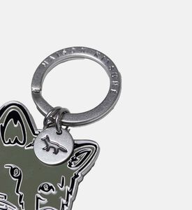 حلقة مفاتيح بشكل رأس ثعلب جريئة