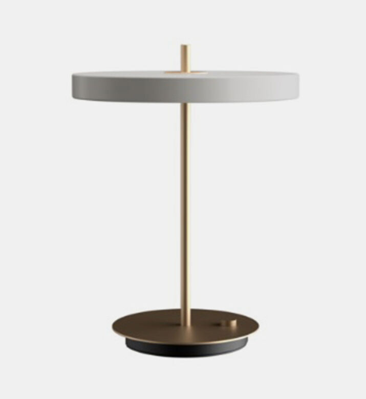 Umage Asteria Aluminum Table Lamp, Beige, Packshot View