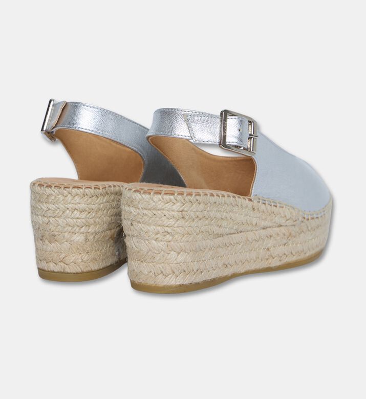 Kanna Shoes Sandal Wedge, Silver, Eu-41, Packshot View
