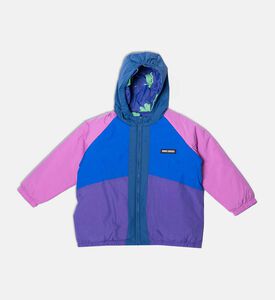 Bobo Choses Logo-patch Color-block Reversible Hooded Jacket, Packshot View