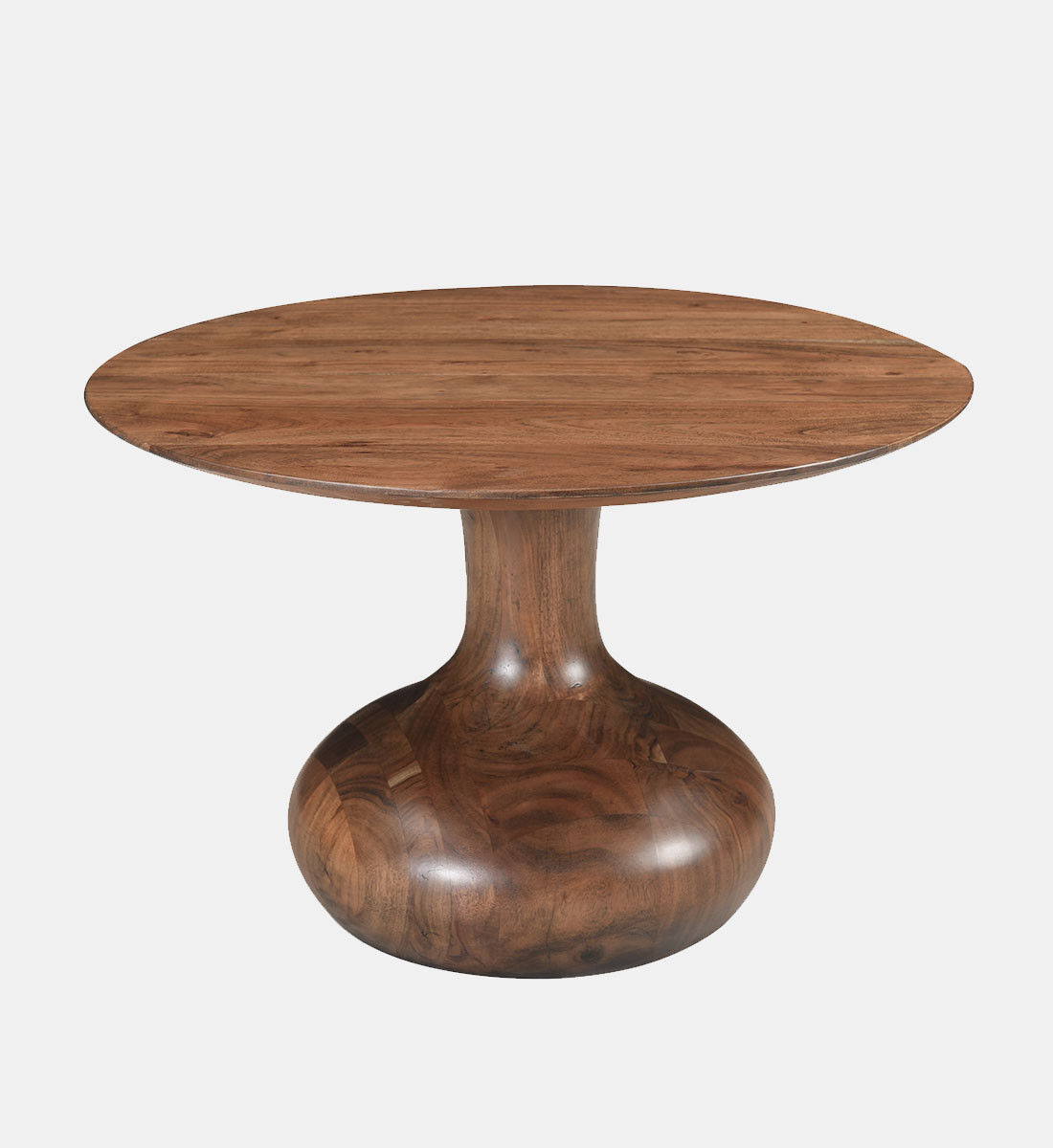 Acacia wood coffee shop table