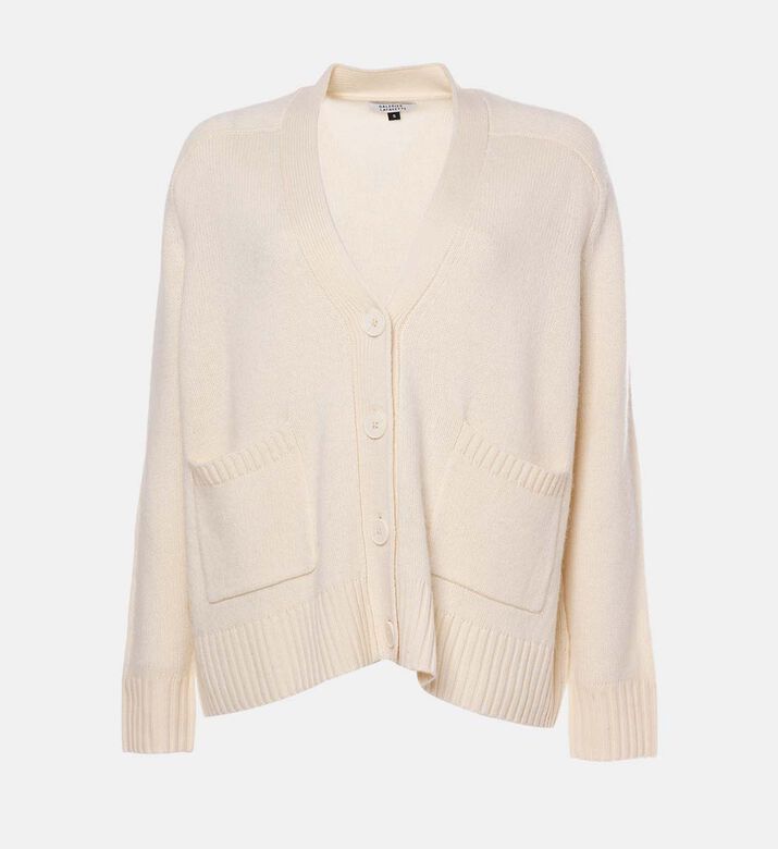 V-neck Long-sleeve Cardigan