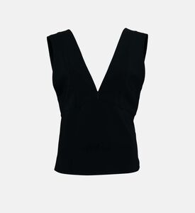 كريب كادي بلوزة بلا أكمام