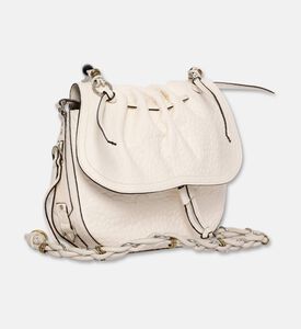 Isabel Marant Bolton Beaded Ruched Shoulder Bag, Beige, Packshot View
