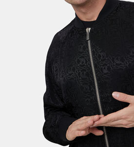 Logo-jacquard Bomber Jacket