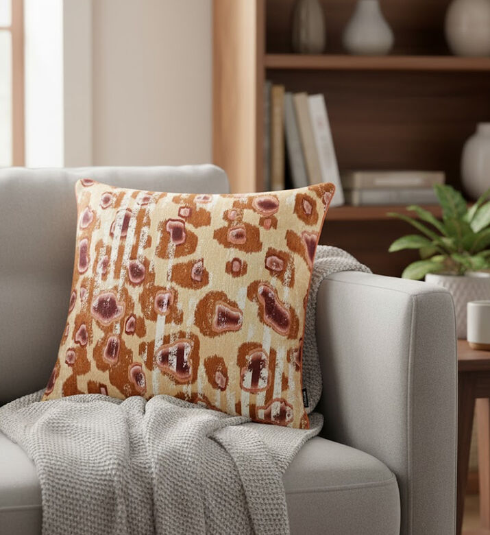 Home Deco and More Digital Square-shaped Cushion, Packshot View Home Deco and More Digital Square-shaped Cushion, Packshot View