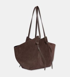 Yuzefi Mochi Suede Large Bag, Nutmeg, Packshot View