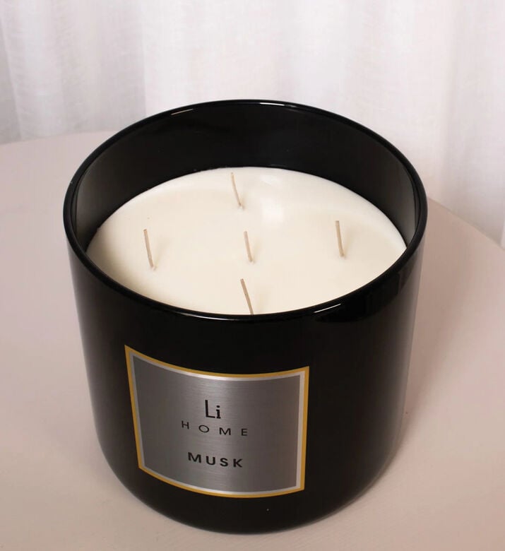 Home Life Style Candle Glass Cup White Musk, Packshot View