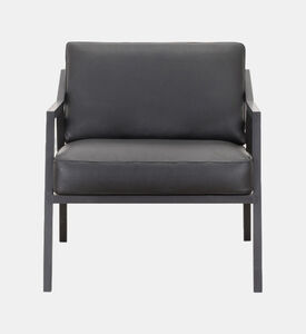 Vilmers Rhen Oak Leather Arm Chair, Packshot View