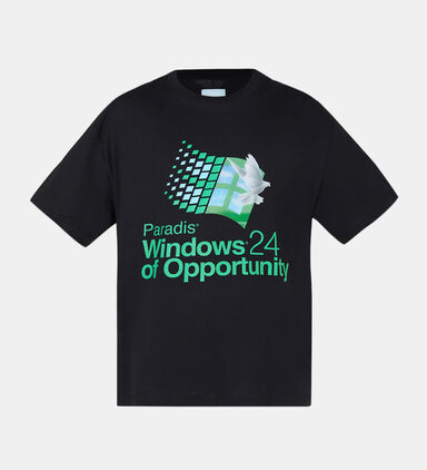 Windows Cotton Printed T-shirt