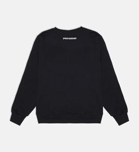 Sprayground Sharks-in-paris Characters Sneaking Sweatshirt, Black, 10y, Packshot View