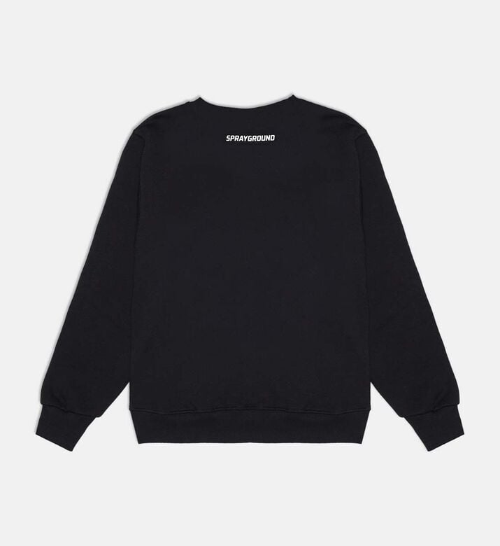 Sprayground Sharks-in-paris Characters Sneaking Sweatshirt, Black, 10y, Packshot View