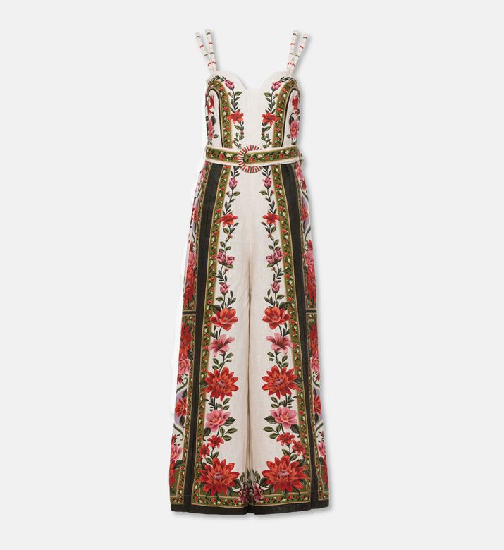 Farm Rio Wonder Wide-leg Printed Jumpsuit, Packshot View