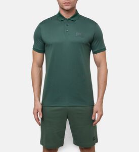 EA7 Ribbed Collar Polo Shirt, Model View