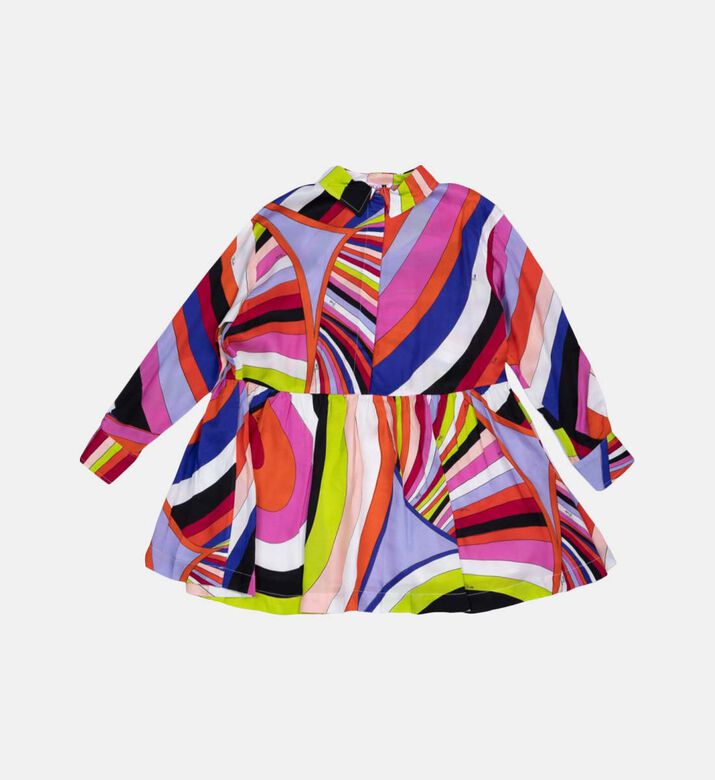 Printed Midi Shirt Dress
