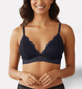 Polo by Ralph Lauren Logo-embroidery V-neck Bra, Dark-blue, Xl, Model View