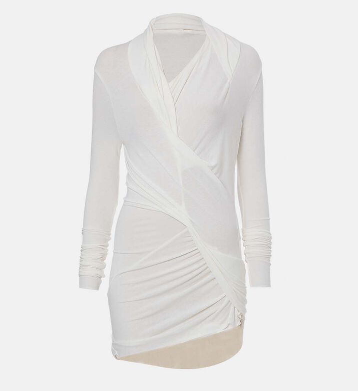 Source Unknown Draped Long-sleeve Wrap Top, Packshot View