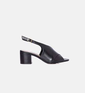 Low Block Heel Slingback Sandals