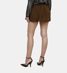 Heavy Cover Cotton Miniskirt