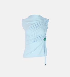 Adjustable Side Ties Sleeveless Top